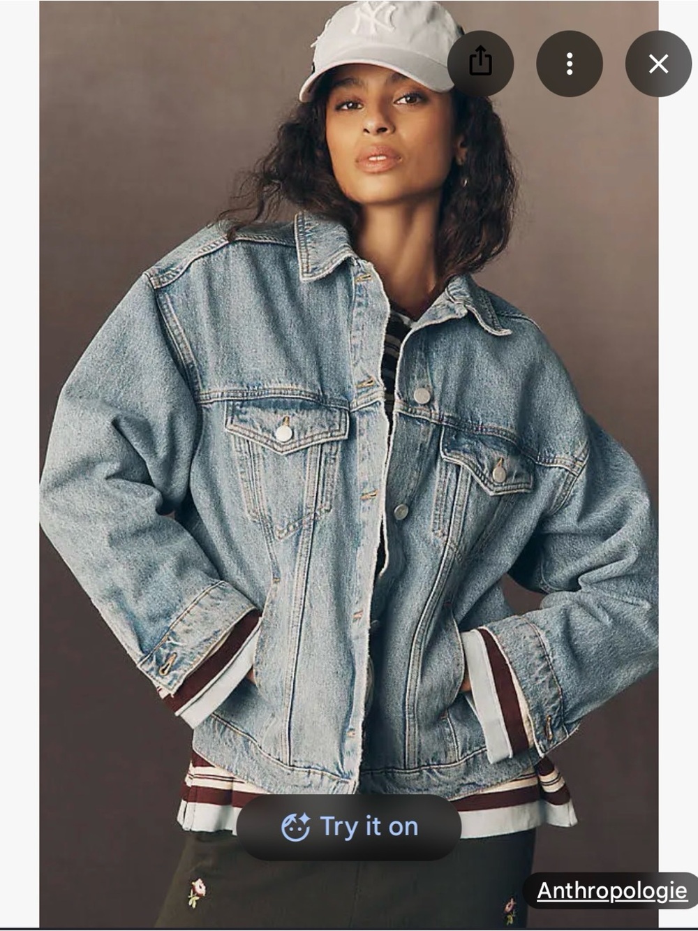 Pilcro Light Blue Denim Jean Jacket